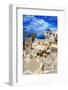 Beautiful White-Blue Santorini-Maugli-l-Framed Photographic Print