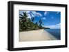 Beautiful White Sand Beach and Palm Trees on the Island of Yap, Micronesia-Michael Runkel-Framed Photographic Print