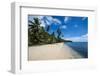 Beautiful White Sand Beach and Palm Trees on the Island of Yap, Micronesia-Michael Runkel-Framed Photographic Print