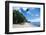 Beautiful White Sand Beach and Palm Trees on Yap Island, Micronesia-Michael Runkel-Framed Photographic Print