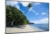 Beautiful White Sand Beach and Palm Trees on Yap Island, Micronesia-Michael Runkel-Mounted Photographic Print