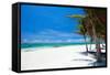 Beautiful White Sand Beach in Akumal Mexico-BlueOrange Studio-Framed Stretched Canvas