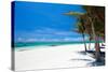 Beautiful White Sand Beach in Akumal Mexico-BlueOrange Studio-Stretched Canvas