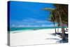 Beautiful White Sand Beach in Akumal Mexico-BlueOrange Studio-Stretched Canvas