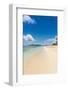 Beautiful white sand beach on Monuriki (Cast Away Island), Mamanuca Islands, Fiji, South Pacific-Michael Runkel-Framed Photographic Print