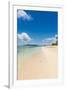 Beautiful white sand beach on Monuriki (Cast Away Island), Mamanuca Islands, Fiji, South Pacific-Michael Runkel-Framed Premium Photographic Print