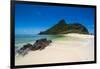 Beautiful white sand beach on Monuriki (Cast Away Island), Mamanuca Islands, Fiji, South Pacific-Michael Runkel-Framed Photographic Print