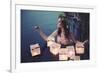 Beautiful Woman as a Water Nymph-conrado-Framed Photographic Print