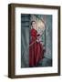 Beautiful Woman in Medieval Dress with Candelabrum-darkbird-Framed Photographic Print