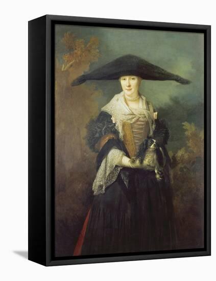 Beautiful Woman of Strasbourg-Nicolas de Largilliere-Framed Stretched Canvas