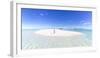 Beautiful Woman on Tropical Beach Honeymoon Island, Aitutaki, Cook Islands (Mr)-Matteo Colombo-Framed Photographic Print