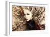 Beautiful Woman Portrait Double Exposure with Tree-coka-Framed Photographic Print