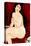 Beautiful Woman-Amedeo Modigliani-Stretched Canvas