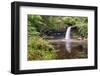 Beautiful Woodland Stream and Waterfall in Summer-Veneratio-Framed Photographic Print