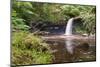 Beautiful Woodland Stream and Waterfall in Summer-Veneratio-Mounted Photographic Print