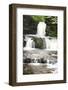 Beautiful Woodland Stream and Waterfall in Summer-Veneratio-Framed Photographic Print