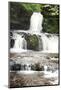 Beautiful Woodland Stream and Waterfall in Summer-Veneratio-Mounted Photographic Print