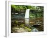 Beautiful Woodland Stream and Waterfall in Summer-Veneratio-Framed Photographic Print