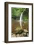 Beautiful Woodland Stream and Waterfall in Summer-Veneratio-Framed Photographic Print