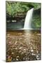 Beautiful Woodland Stream and Waterfall in Summer-Veneratio-Mounted Photographic Print