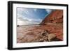 Beautiful Yet Dramatic Cliff at Jurassic Coast in England Heritage Site, Devon,Uk-Marcin Jucha-Framed Photographic Print