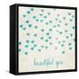 Beautiful You in Blue-Morgan Yamada-Framed Stretched Canvas