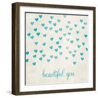 Beautiful You in Blue-Morgan Yamada-Framed Art Print