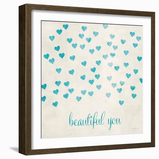 Beautiful You in Blue-Morgan Yamada-Framed Art Print