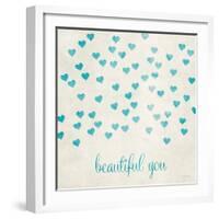 Beautiful You in Blue-Morgan Yamada-Framed Art Print