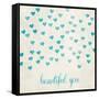 Beautiful You in Blue-Morgan Yamada-Framed Stretched Canvas