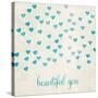 Beautiful You in Blue-Morgan Yamada-Stretched Canvas