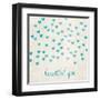 Beautiful You in Blue-Morgan Yamada-Framed Art Print