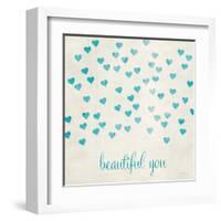 Beautiful You in Blue-Morgan Yamada-Framed Art Print