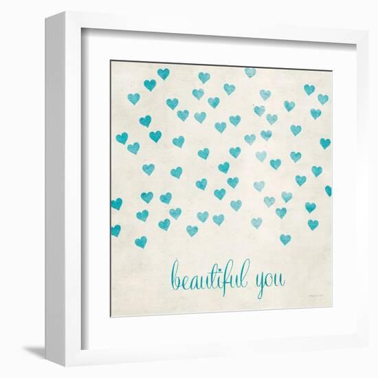 Beautiful You in Blue-Morgan Yamada-Framed Art Print