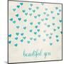 Beautiful You in Blue-Morgan Yamada-Mounted Art Print