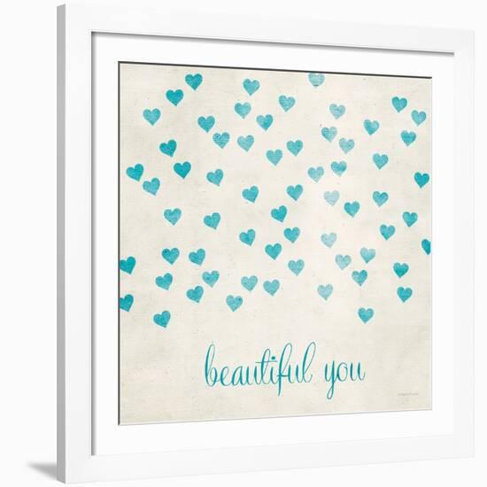 Beautiful You in Blue-Morgan Yamada-Framed Art Print