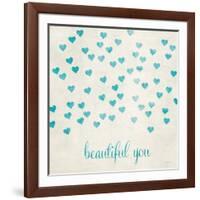 Beautiful You in Blue-Morgan Yamada-Framed Art Print