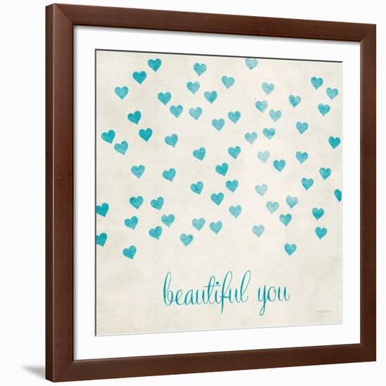 Beautiful You in Blue-Morgan Yamada-Framed Art Print