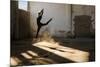 Beautiful Young Ballerina Dancing in Abandoned Building.-Sasa Prudkov-Mounted Photographic Print