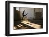 Beautiful Young Ballerina Dancing in Abandoned Building.-Sasa Prudkov-Framed Photographic Print