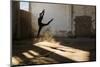 Beautiful Young Ballerina Dancing in Abandoned Building.-Sasa Prudkov-Mounted Photographic Print