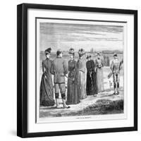 Beautifully Attired Ladies Enjoy a Game at St. Andrews Scotland-null-Framed Photographic Print