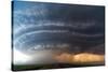 Beautifully Structured Supercell Thunderstorm in American Plains-Minerva Studio-Stretched Canvas