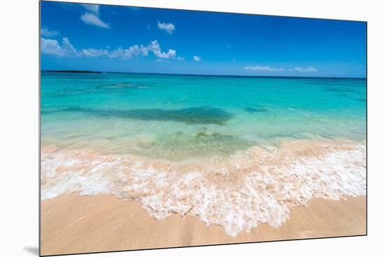 Beautiul Sandy Beach with Turqoise Se Water and Blue Sky-Gyula Gyukli-Mounted Premium Photographic Print