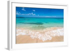 Beautiul Sandy Beach with Turqoise Se Water and Blue Sky-Gyula Gyukli-Framed Photographic Print