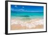 Beautiul Sandy Beach with Turqoise Se Water and Blue Sky-Gyula Gyukli-Framed Photographic Print