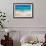 Beautiul Sandy Beach with Turqoise Se Water and Blue Sky-Gyula Gyukli-Framed Photographic Print displayed on a wall