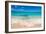 Beautiul Sandy Beach with Turqoise Se Water and Blue Sky-Gyula Gyukli-Framed Photographic Print