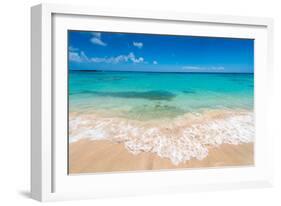 Beautiul Sandy Beach with Turqoise Se Water and Blue Sky-Gyula Gyukli-Framed Photographic Print