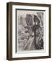 Beauty Among the Devils, on the Roof of Notre Dame, Paris-Charles Paul Renouard-Framed Premium Giclee Print